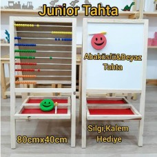 Abaküslü Manyetik Beyaz Tahta-Junior