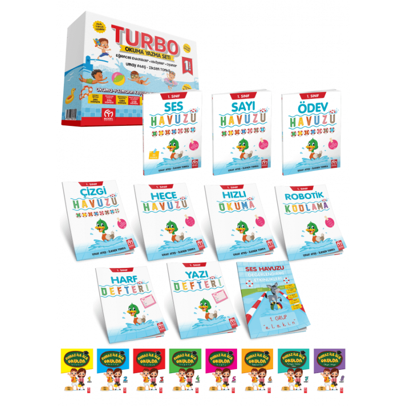 1 Sinif Turbo Okuma Havuzu Okuma Yazma Seti