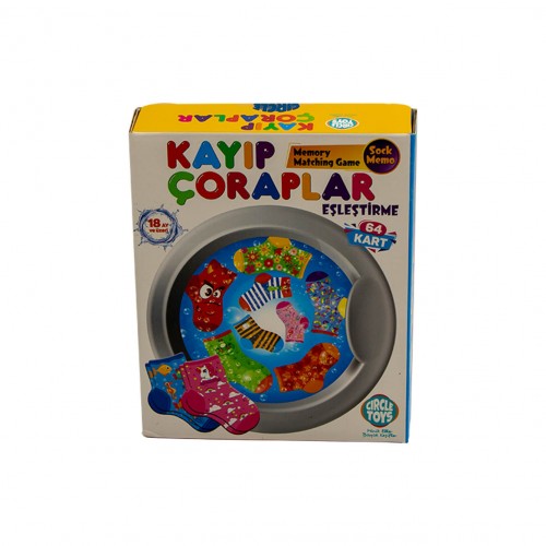 Kayıp Çoraplar Eşleştirme Kart Oyunu